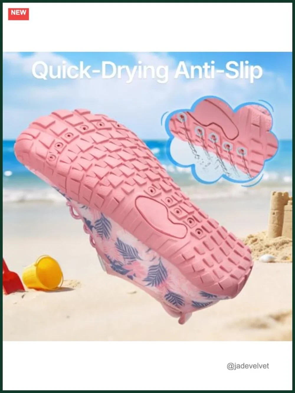 Kids Quick Dry Water Shoes Barefoot Swim Shoes with Wide Toe Box